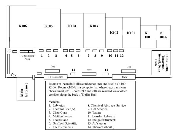 Map of Kellas main corridor
